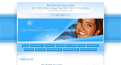 Desktop Screenshot of aliedentistry.com